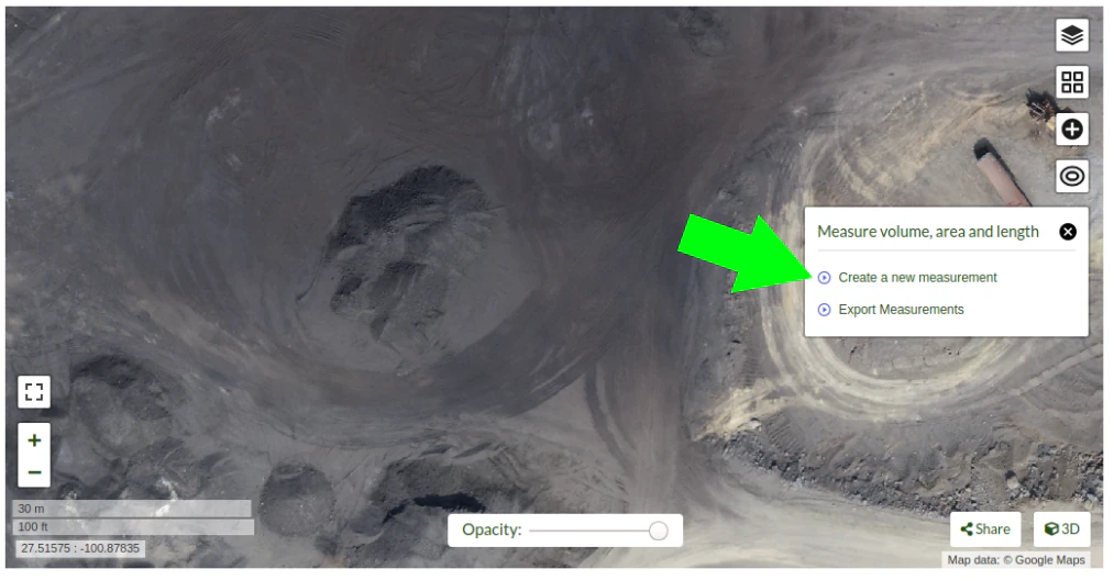 Create a new measurement