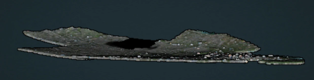 Bowling effect on point cloud